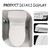 Traditional Toilet Seat Replacement with Toilet Bolts and Nut, Cotton White