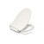Toilet Seat, Biscuit, Quiet-Close Lid Prevents Slamming,