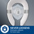 Heavy Duty Open Front Toilet Seat