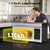 30" Over the Range Microwave Oven, ThermoMate 1.7 Cu. Ft. Capacity Microwave Over the Stove with One Touch, 1000 Cooking Watts, 300 CFM, 10 Power Levels, LED Lighting, Stainless Steel