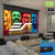 180-INCH Diag 16:9, Motorized Projection Screen Movie Home Theater 4K/8K Ultra HD Ready, ELECTRIC180H2