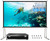 200 inch Projector Screen with Stand,Upgraded 3 Layers PVC 16:9 Large Outdoor Projector Screen with Carrying Bag