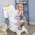 Toilet Seat with Slow Close Seat, Easy Clean, Suitable Standard Elongated