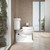 3" Height, Elevated Soft Close Round Toilet Seat,