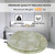 Toilet Seat Natural Wood Toilet Seat with Zinc Alloy Hinges,