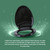 Toilet Seat Elongated Quiet-Close Lid, Contoured Seat