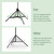120 inch,DUYIKJ Portable Black Backing Projector Screen Indoor Outdoor 16:9 4K HD Wrinkle-Free and Four-Legged Frame