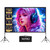 120 inch Portable Outdoor Indoor Projector Screen Rear Front Projection Screen Lightweight Movie Screen16:9 4K HD with Four-Legged Frame