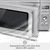 Compact Wave Soft Close Countertop Microwave Oven