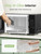Countertop Microwave Oven with 11 power levels, Fast Multi-stage Cooking, Turntable Reset Function