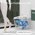 Smart Toilet,One Piece Bidet for Bathrooms,Modern Elongated Toilet