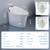 Toilet with Bidet Built in, Luxury Bidet Toilet with Tank, Foam Dispenser