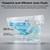 Toilet for Bathrooms, YA60 Bidet Toilet with Auto Flush, Kick Flush