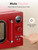 Retro Microwave Oven, Small Microwave with 6 Auto Menus