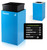 Trash Can Office Recycling Bins, Metal Recycling Container with Stickers & 3 Optional Lids Sold Separately