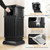 Trash Can Outdoor Top Tray Black Stainless Steel Commercial Garbage Enclosure