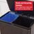 Stainless Steel Metal Dual Stream Step-On Trash Can for Waste