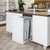 Waste Container with Soft-Close Slides, 176 lbs Load Capacity & Door-Mounted Brackets Garbage