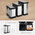 Trash and Recycling Bin, 50L(2x25L) Fingerprint Proof Stainless Steel Kitchen Garbage Can