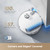DREAME Aqua10 Roller Robot Vacuum, AquaRoll Mopping, 30,000Pa Suction, 100% Detangling, Carpet-Protecting Roller Guard