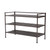 Dorm Room Organizer Stackable Durable Metal Shoe Rack Espresso Slat, 3-Tier (NEW MODEL)