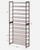 SONGMICS Shoe Rack, 12-Tier Shoe Organizer, Metal Rack for Garage, Set of 2, 6-Tier Stackable Shelf