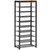 HOOBOR 10 Tier Shoe Rack, Large Capacity Shoe Storage for 18-20 Pairs, Sturdy Metal Shoe Shelf for Closet Entryway