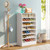 Tribesigns Shoe Rack, 8-Tier Tall Shoe Shelf, Wooden Shoe Storage Cabinet, White