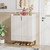 Tribesigns Shoe Cabinet with Doors, 5 Tiers Shoe Storage Cabinet for Entryway, 25 Pairs Wooden Shoe Cabinets