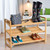 Honey-Can-Do SHO-01599 Bamboo 3-Tier Shoe Shelf