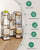 Hzuaneri 6 Tiers Vertical Shoe Rack, Narrow Shoe Tower, Tall Shoes Shelf with 2 Hooks, Adjustable Shelves