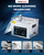 Ultrasonic Cleaner with Knob, Total 760W Professional Industrial Auto