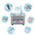 Ultrasonic Jewelry Cleaner Professional Cleaner Machine for Jewelry Eyeglasses