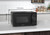 Emerson MW7302B Compact Countertop Microwave Oven with Touch Control