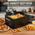 4.9 Liters/20 Cups 1800W Large Electric Deep Fryer with 3 Frying Baskets
