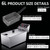 Deep Fryer Stainless Steel - 6.3Qt Commercial Style Electric Fryer with Adjustable Thermostat