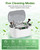 Ultrasonic Cleaner with 48kHz High-Frequency, 5 Cleaning Modes