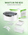 Ultrasonic Cleaner with 48kHz High-Frequency, 5 Cleaning Modes