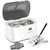 KECOOLKE Ultrasonic Jewelry Cleaning Machine, 600ml Sonic Cleaner with Digital Timer Cleaning Machine, 600ml Sonic Cleaner with Digital Timer for Eyeglasses, Rings, Silver，Cleaner Solution for Gifts