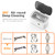 KECOOLKE Ultrasonic Jewelry Cleaning Machine, 600ml Sonic Cleaner with Digital Timer Cleaning Machine, 600ml Sonic Cleaner with Digital Timer for Eyeglasses, Rings, Silver，Cleaner Solution for Gifts