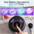 Ultrasonic Retainer Cleaner Machine, 45kHz Dental Cleaning Pod for Dentures