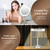 Large Lighted Makeup Mirror with Brighter Lights, 1X/10X True HD Magnifying Mirror