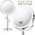 Lighted Makeup Mirror, Rechargeable Height Adjustable Double
