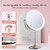 9" Lighted Makeup Mirror, 1X/20X Rechargeable Magnifying Mirror