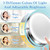 Vanity Mirror with Lights 7" Rechargeable 1x/10x Lighted Makeup Mirror