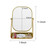 Makeup Mirror with Storage, Vanity Mirror for Desk, Bathroom, Bedroom,
