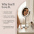 Makeup Mirror Height Adjustable with 10X /1X