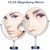 Table Mirror with Stand 8-inch Double Sided Swivel 1X/3X Magnification Desk Mirror