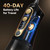 Bitvae C6 WatWater Dental Flosser for Teeth, Cordless Flosser for Travel er Dental Flosser for Teeth, Cordless Flosser for Travel with 6 Jet Tips, 3 Modes 5 intensities, IPX7 Waterproof Portable & Rechargeable Oral Irrigator Cleaner, Black
