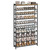 YATINEY 10-Tier Shoe Rack, 39.4" L Shoe Shelf for 45-50 Pairs of Shoes, Tall Shoe Storage Organizer with Metal Frame